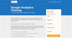 Desktop Screenshot of analytics-training.nl